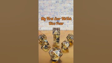 Let’s revisit my first dicemaking video from April 21, 2021.  I apologize in advance. #dice #dnd