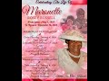 Home going  celebration for sister maronette russell