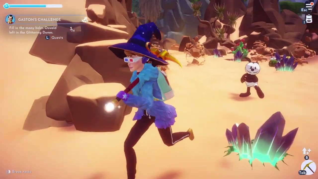 A Cockamamie Contest (Oswald Level 7 quest - A Rift in Time DLC) - Disney Dreamlight Valley