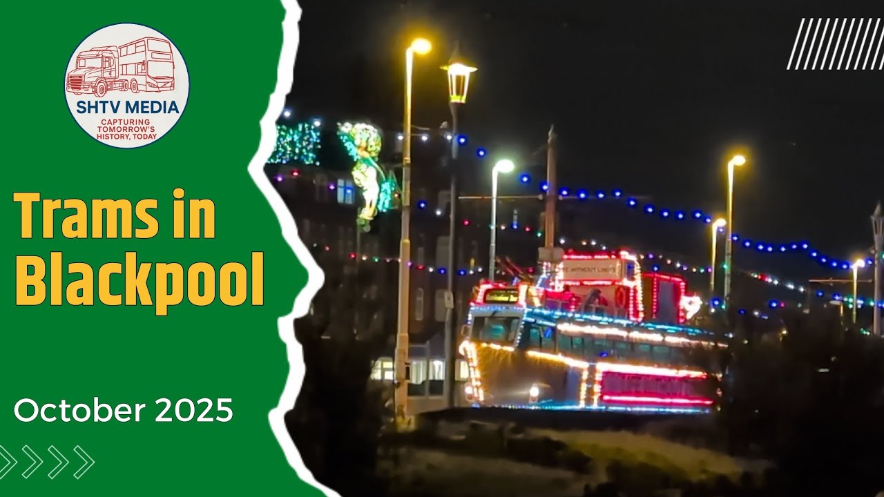 Blackpool Trams in Action | Flexity & Heritage Trams – October 2025