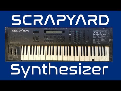 Yamaha V50 FM Synthesizer destined for the scrapyard