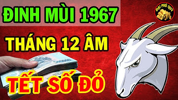 Tháng 12 Âm Tuổi Đinh Mùi 1967 Biết Trước Tương Lai, Khổ Mấy Cũng Gặp Thời Giàu To, Đón Tết Cực Lớn