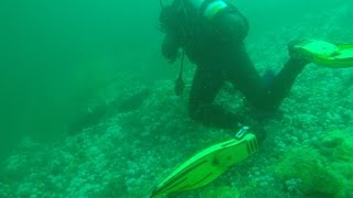 Spearfishing the wrecks off Chincoteague Virginia for flounder