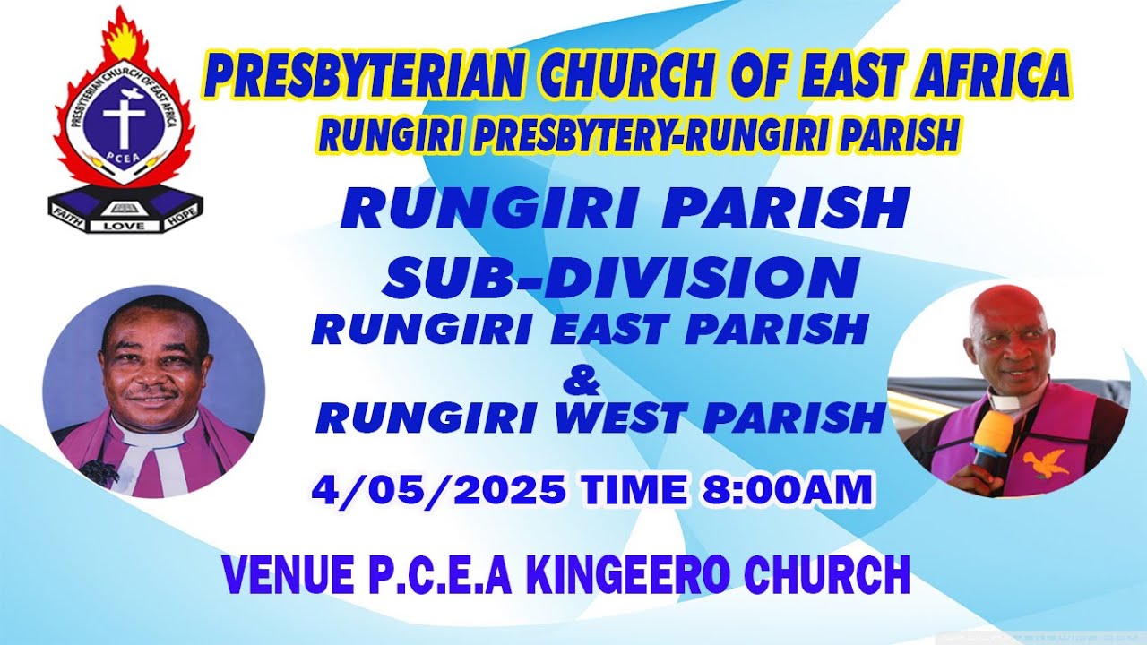 Rungiri parish subdivision to east & west