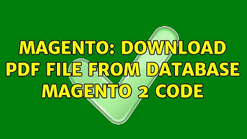 Magento: Download pdf file from database Magento 2 code
