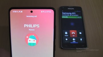 Over the Horizon Incoming call &Outgoing call at the Same Time Samsung Galaxy A51+Philips
