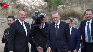 Turkey President Recep Tayyip Erdoğan is in Azerbaijan