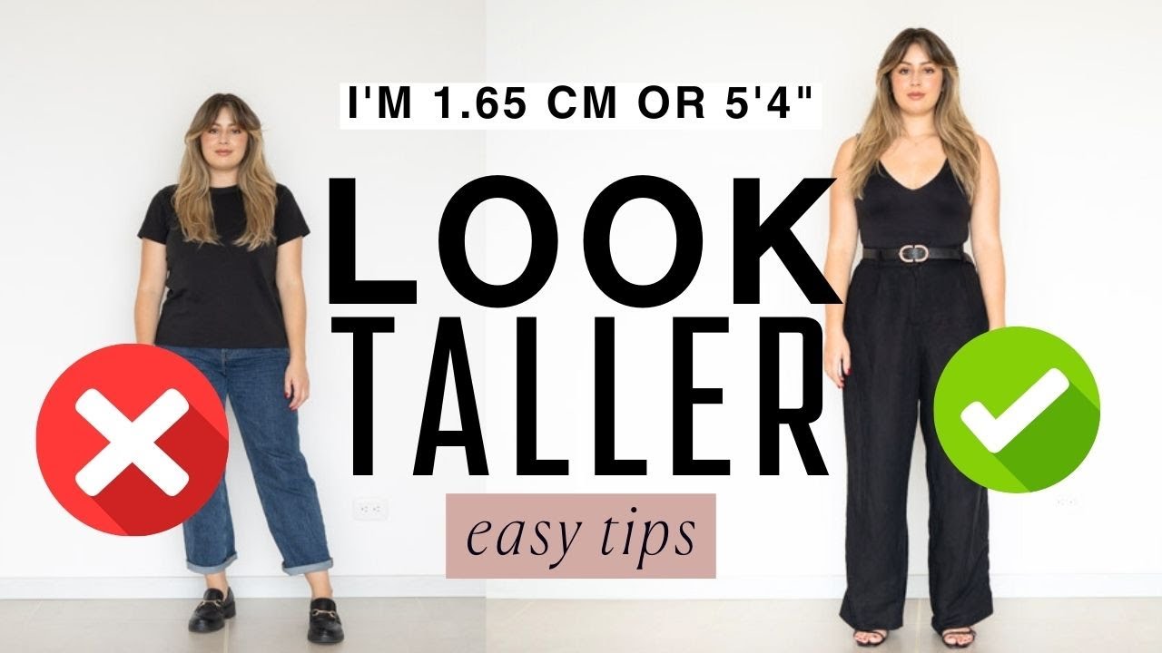 Easy ways to look taller in jeans