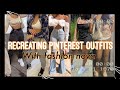 Recreating Pinterest outfits with fashion nova pieces