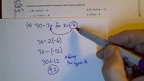 CPM CC3 Section 3.2.3 #3-95 (Evaluate expressions given a value)