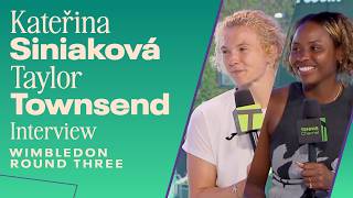 Taylor Townsend & Katerina Siniakova on Growing Chemistry After Winning RG Title | 2026 Wimbledon
