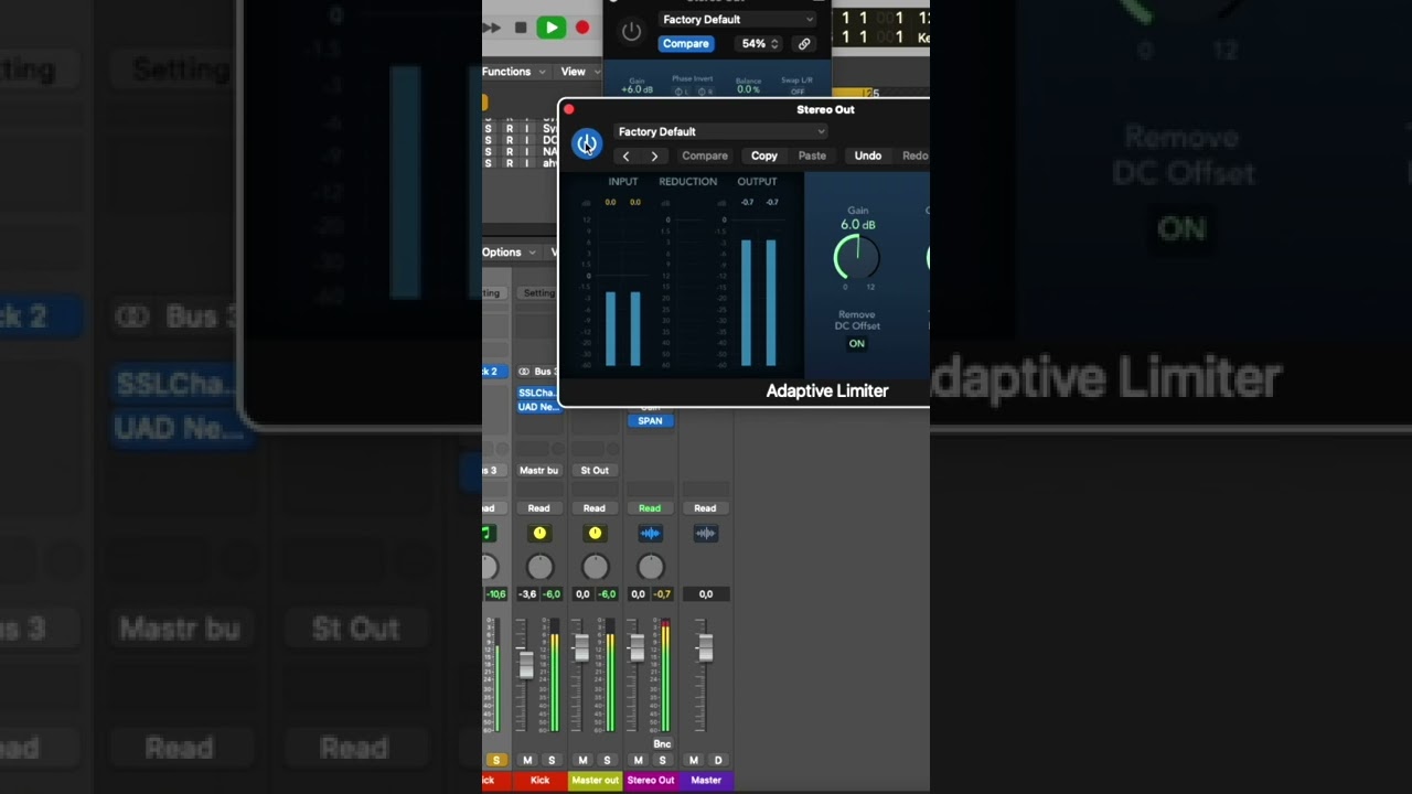 Simple trick to keep your Track from clipping during  producing and leaving -6BD for the master