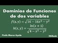 43c. Dominio de Funciones de dos variables