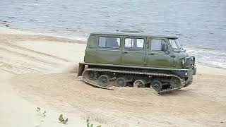 Russians are geniuses...van with tank treads (Cheeki Breeki Hardbass)