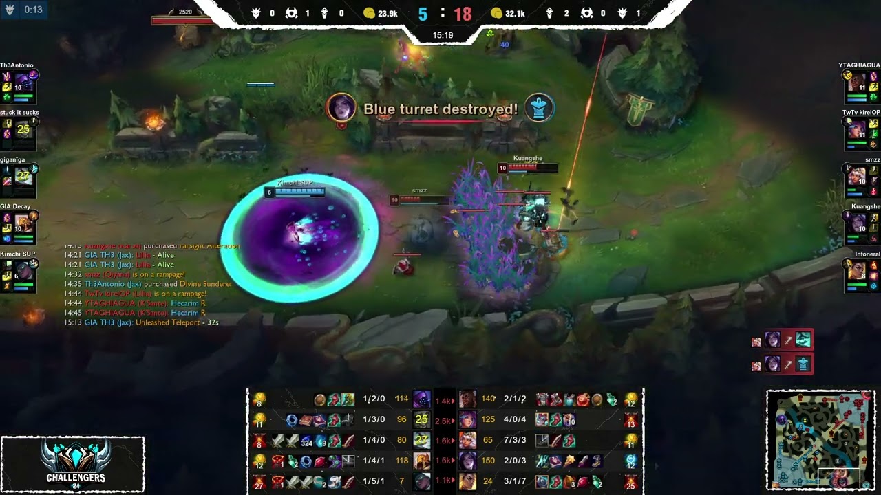 🔹Th3Antonio🔹[GIA] Dec -VS- 🔸[CZV] Infoneral - LoL Ranked Replay