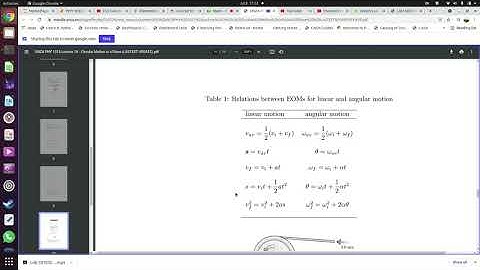 UNZA PHY 1015 Lecture 7A Part 2 Group I   Deriving Equations for Uniformly Accelerated Angular Motio
