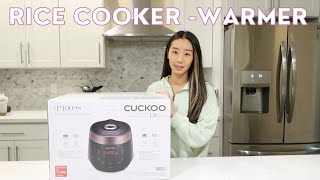 Unboxing My Cuckoo Rice Cooker! - ItsJJsLife VLog