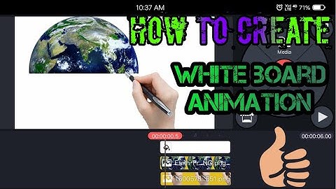 how to create whiteboard animation in kinemaster.in Tamil