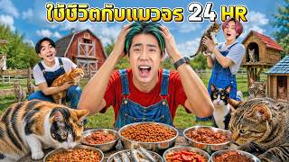 SPD ใช้ชีวิตกับแมว 100 ตัว 24 ชั่วโมง!!! (โดนแมวถล่มยับ) screenshot 5