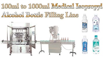 100ml to 1000ml Medical Isopropyl  Filling And Capping Line