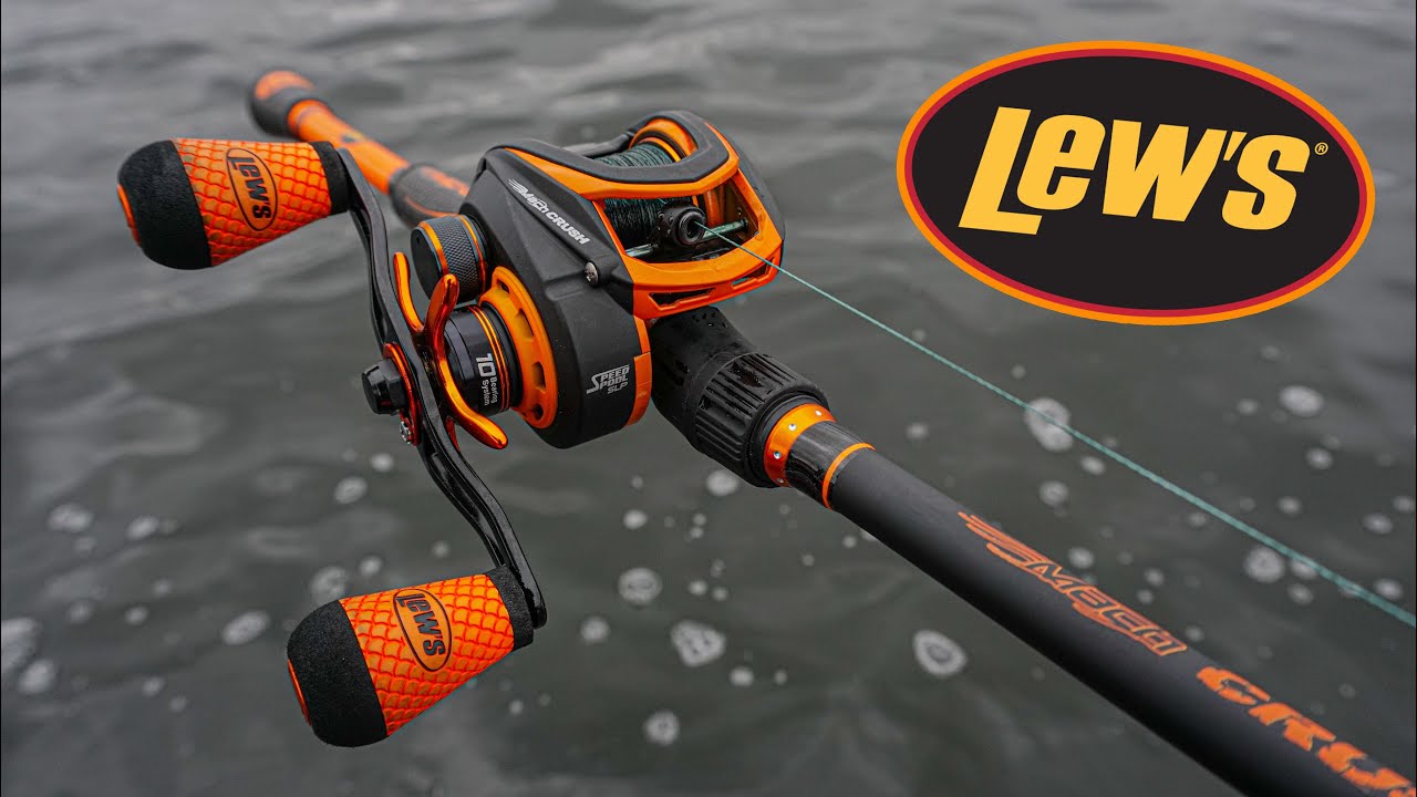 Lew's Mach Crush Baitcast Combo Rod and Reel MH/F | Gear Ratio 7.5:1 7'0''  (Right Hand)