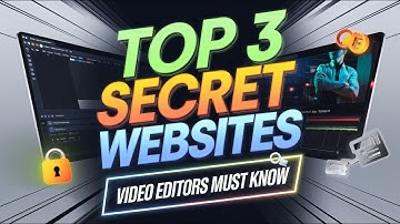 Secret Websites Every Video Editor & Graphic Designer Must Know | The Editing Canvas