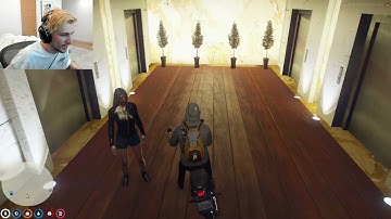 XQC and Pokimane meet for the First time in GTA rp | NoPixel GTA RP