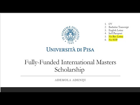 university of pisa phd application