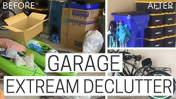 EXTREME GARAGE DECLUTTER 📦 * Huge Transformation *
