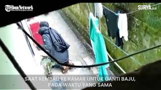 Viral! Video Pria Misterius Intip Anak Kos Ganti Baju