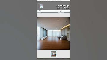 Sketchup Plugin(스케치업 루비)(Veras - Interior) #shorts