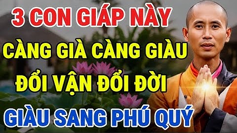 3 Con Giáp Càng Già Càng Giàu, Đổi Vận Đổi Đời, Giàu Có Hết Phần Thiên Hạ