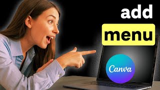 How to Add Menu in Canva Website