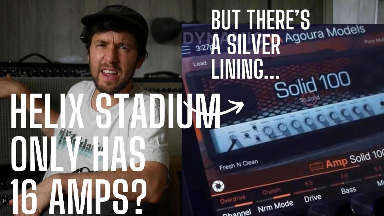 So Helix Stadium Will Only Have 16 Amps Models at Launch? That's Pretty Brave...