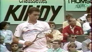 Lendl - Wilander  Finale Roland Garros 1987  1/2
