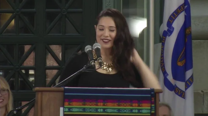 Class Day 2016: Gabriela Follett accepts the Suzan...