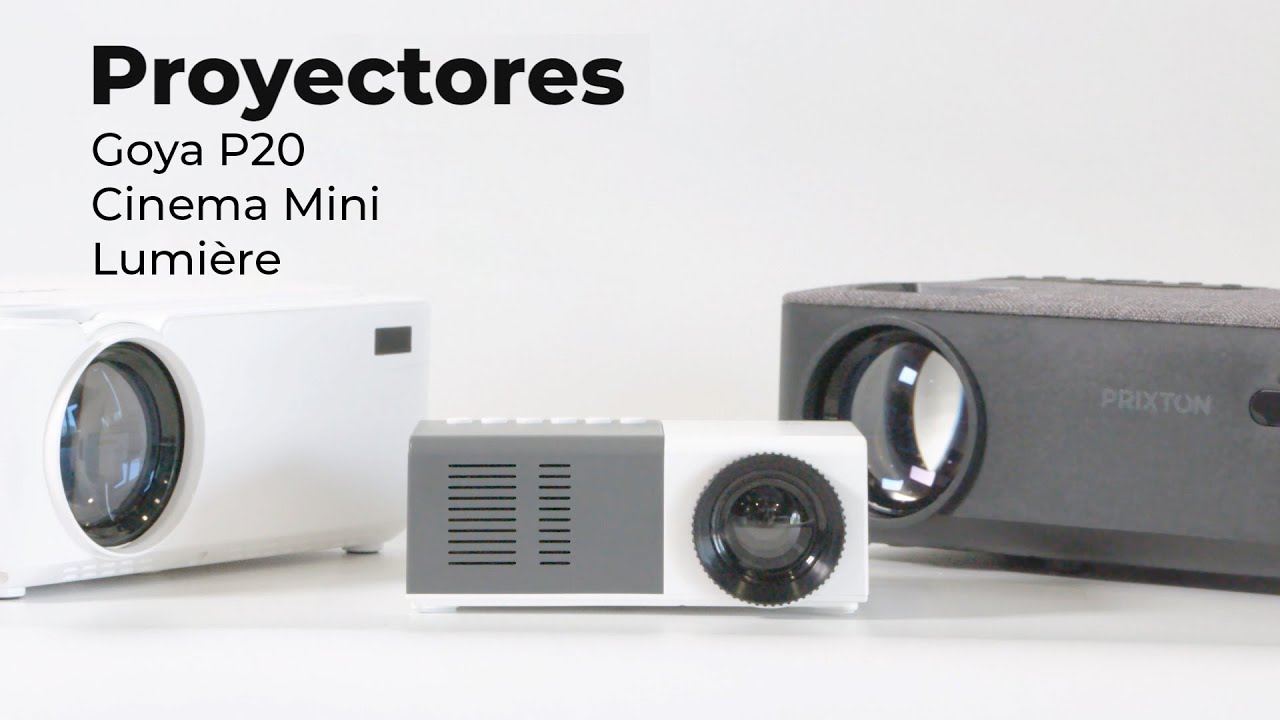 Vidéoprojecteur Portable PRIXTON Lumière – 5000 Lumens, Full HD, HDMI, USB, Hauts-parleurs Intégrés - 8