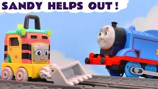 new all engines go sandy toy train story