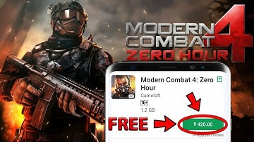 MODERN COMBAT 4 Download android fix error
