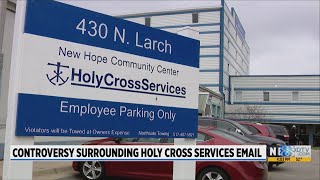 Controversy surrounding Holy Cross Services email