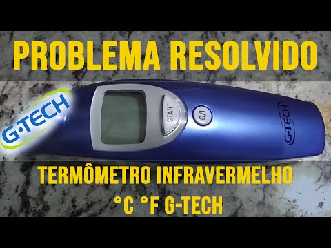 Vídeo: Como mudo meu termômetro infravermelho de Celsius para Fahrenheit?