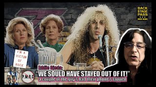 Eddie Ojeda on the PMRC Battle Between Twisted Sister &amp; Congress: &quot;We Should Have Stayed Out of It!&quot;