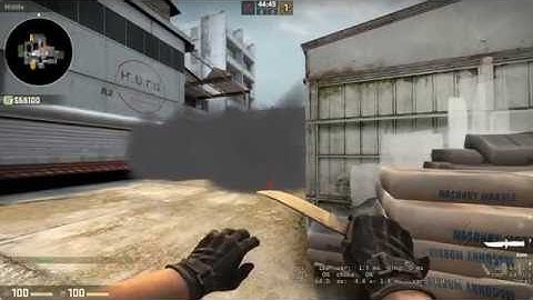 CSGO Cache Mid Wall Smokes