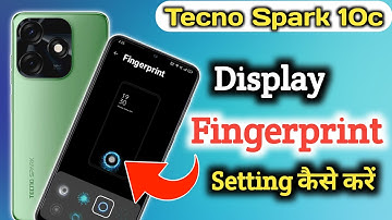 How to set figerprint lock in Tecno spark 10c, Tecno spark 10c fingerprint lock kaise lagaye