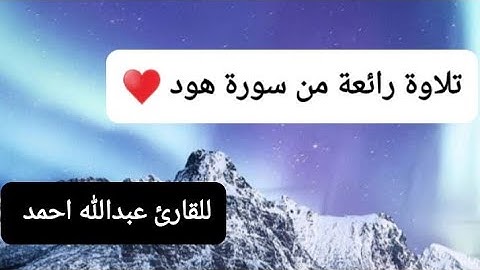 (وقال اركبوا فيها بسمِ الله مجراها ومُرساها) تلاوة جديدة خاشعة♥️ أداء غير للقارئ عبدالله احمد