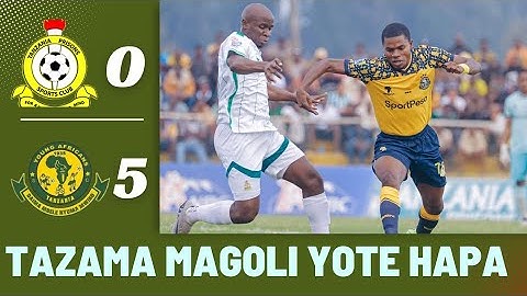MAGOLI YOTE | TANZANIA PRISONS 0 va 5 YANGA SC | TAZAMA HAPA