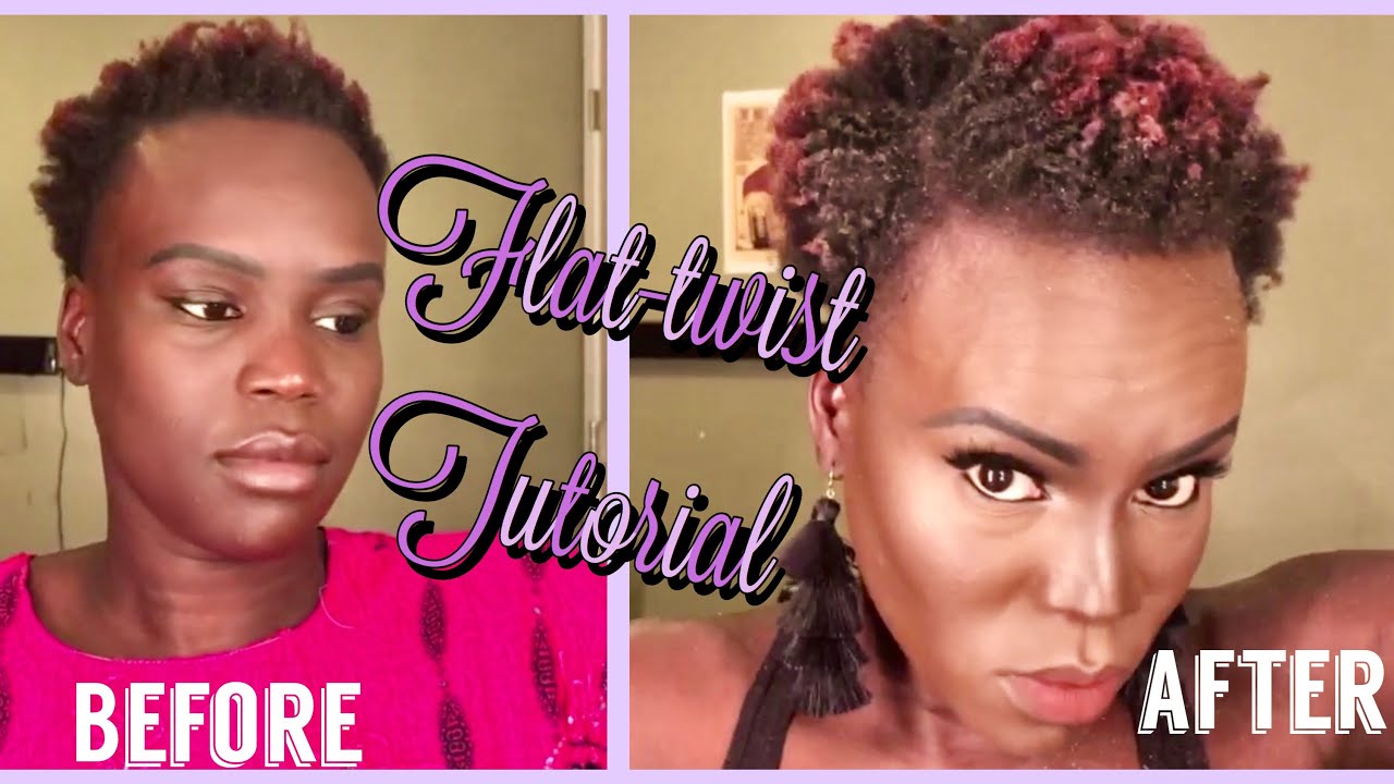 Flat Twist Tutorial On 4c Natural Hair Twa Chillstylez Youtube