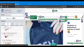 Website Auditing tutorial using WAVE and web.dev/lighthouse