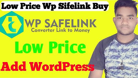 Wp Safelink Plugin Low Pirce|  How To Make Url Shortner Using Wp-safelink In  | wp safelink setup