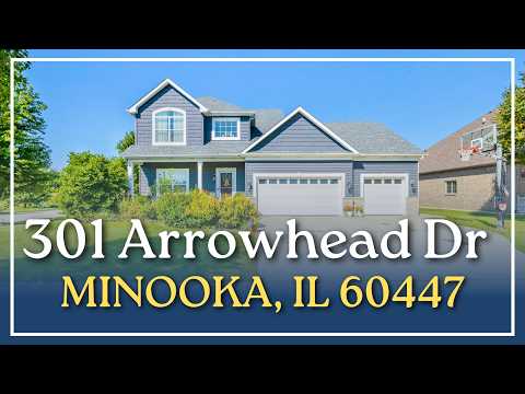301 Arrowhead Dr., Minooka, IL home video tour